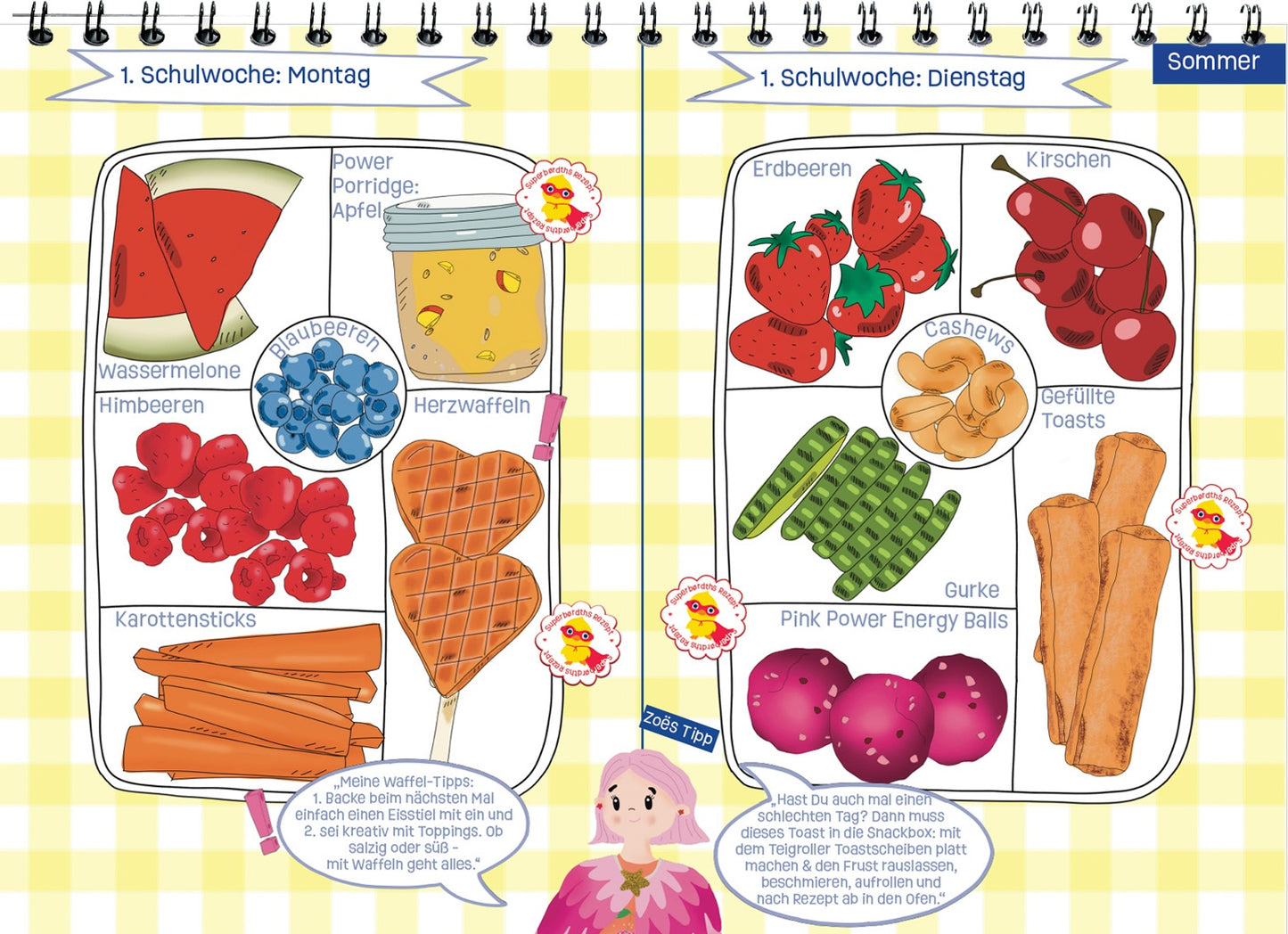 Gesunde Kinder-Snacks im Buch – Mix & Match Zutatenideen für Kita und Schule