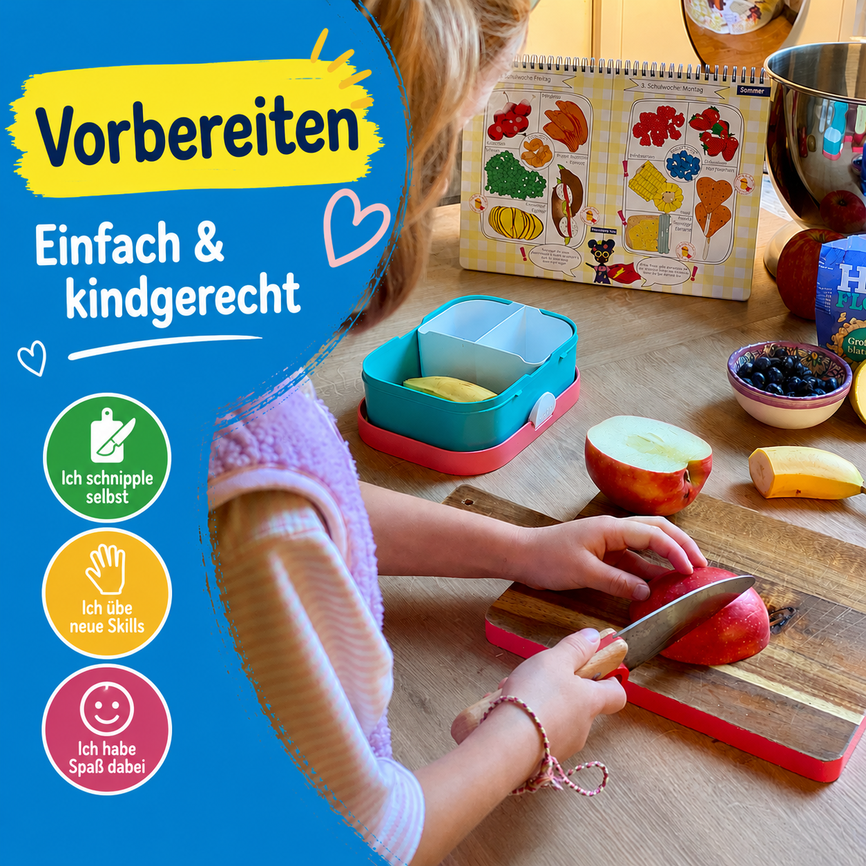 #1 SNACKBOXEN: Kreatives Mitmachbuch für Kinder-Snacks