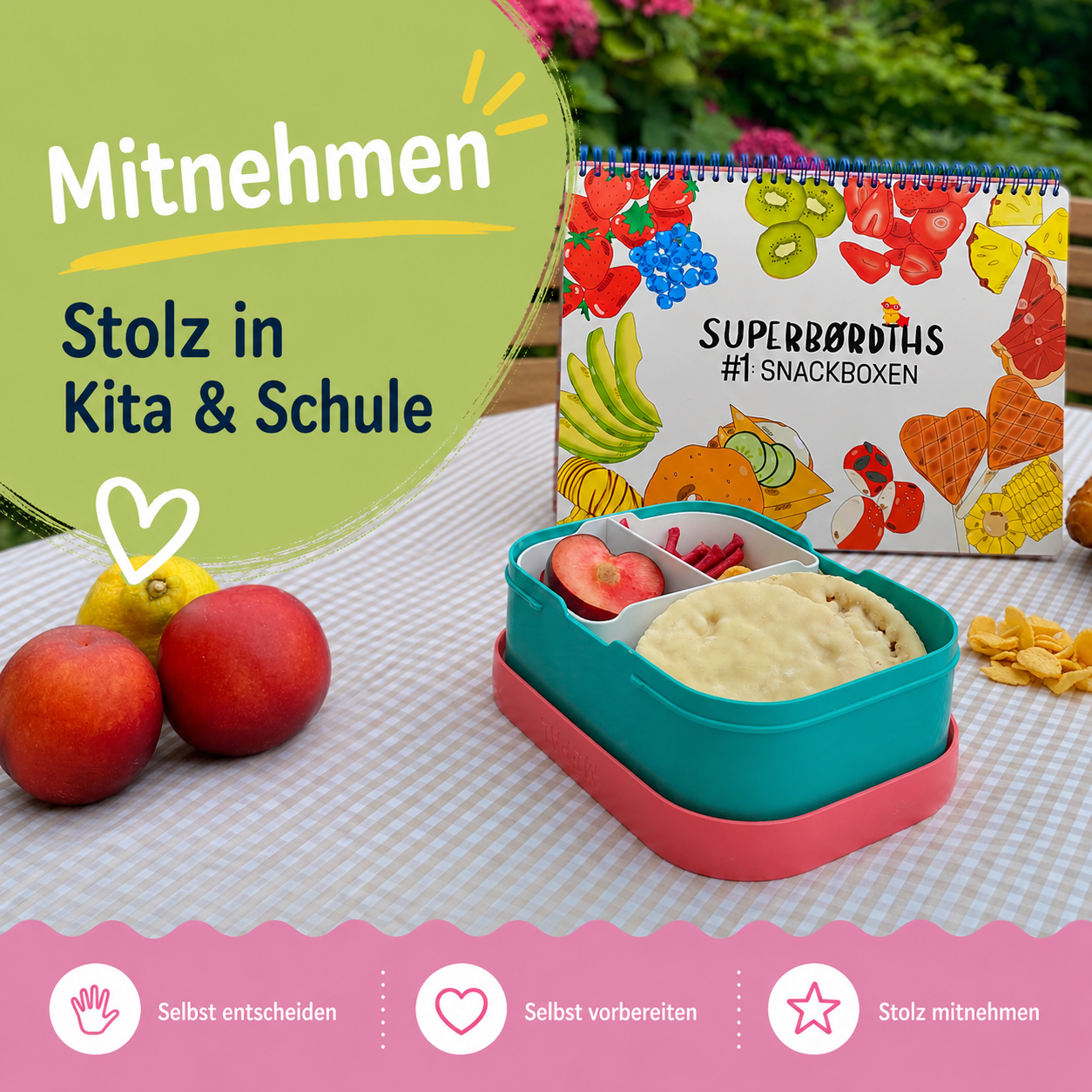 #1 SNACKBOXEN: Kreatives Mitmachbuch für Kinder-Snacks