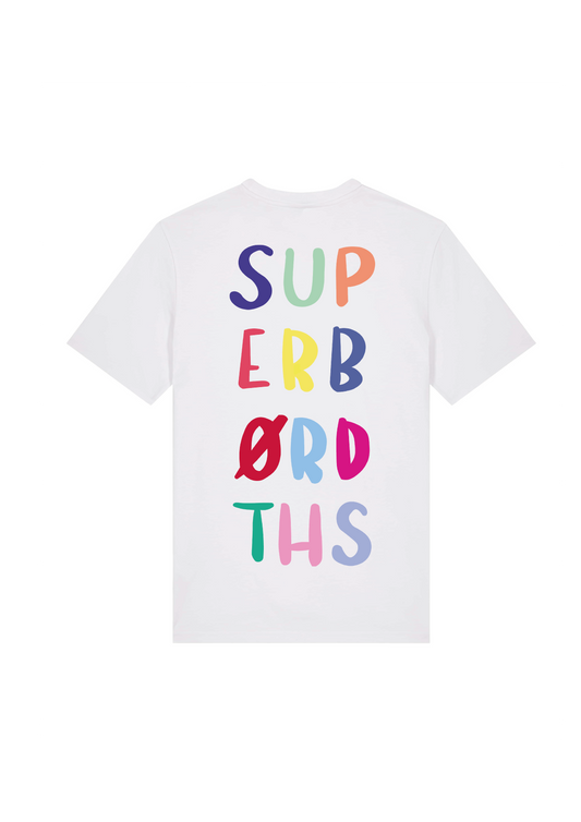 SUPERBØRDTHS T-SHIRT: Erwachsenen Style für Superkids-Begleiter